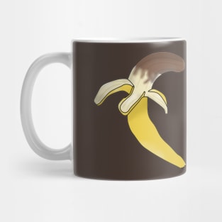 Chocolate Banana Heart Mug